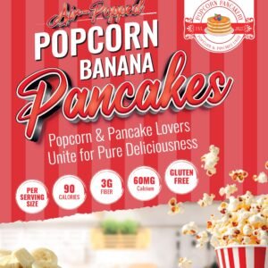 Air-Popped Popcorn Banana Pancakes