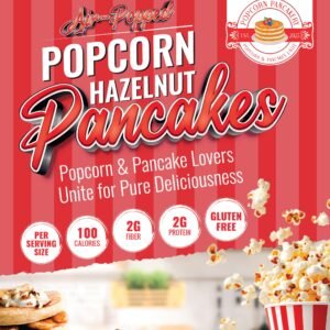 Air-Popped Popcorn Hazelnut Pancakes