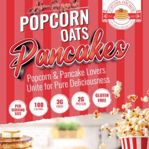 Air-Popped Popcorn Oats Pancakes